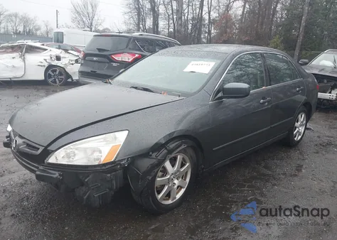 2005 Honda Accord 3.0 Ex из США, поврежденный, VIN 1HGCM66845A056673